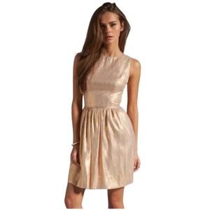 Shoshanna Rose Gold Tillie Sleeveless Cocktail Dress Size 2
